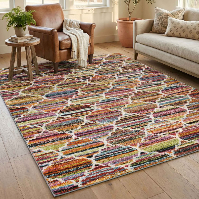 Trellis Area Rug, 120 x 170 cm (Rectangular)