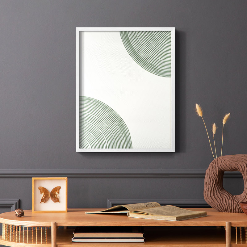 «Get Going II», reproduction encadrée - bois massif, Blanc, H 14 po x l 11 po