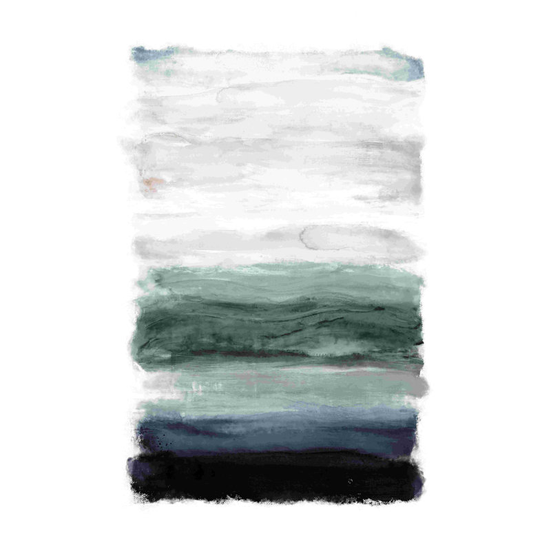 Coups neutres - peinture sur toile tendue, H 18 po x l 12 po
