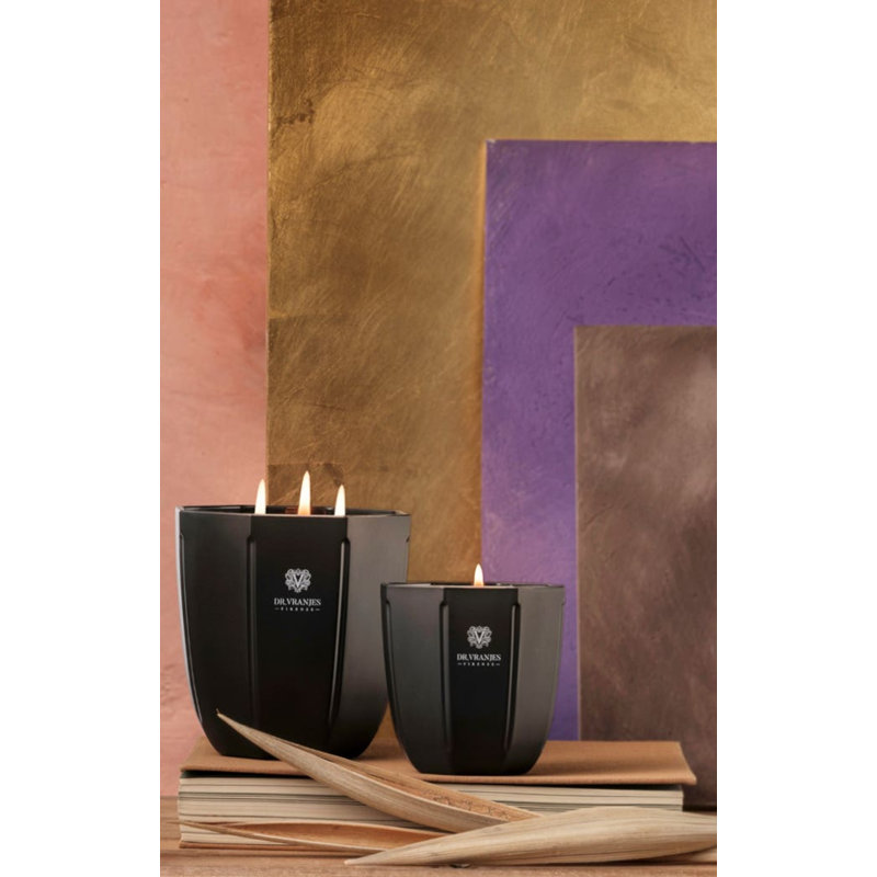 Candle Rosa Tabacco, 3.54" H x 3.54" W x 3.54" D