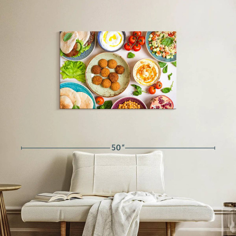 Yarlin Middle Eastern Dishes, 24" H x 36" W