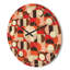 Horloge murale en bois Geometric Design II-63891625