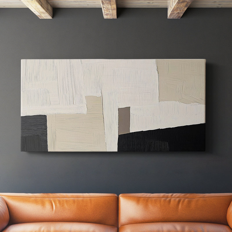 Abstract Series 7 # XCI-Gallery, toile tendue, H 24 po x l 48 po