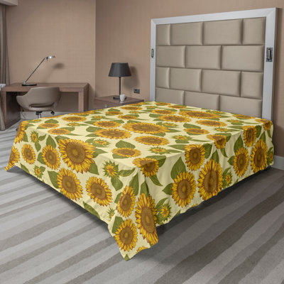 Ambesonne Orient Top Flat Sheet Mosaic Motifs