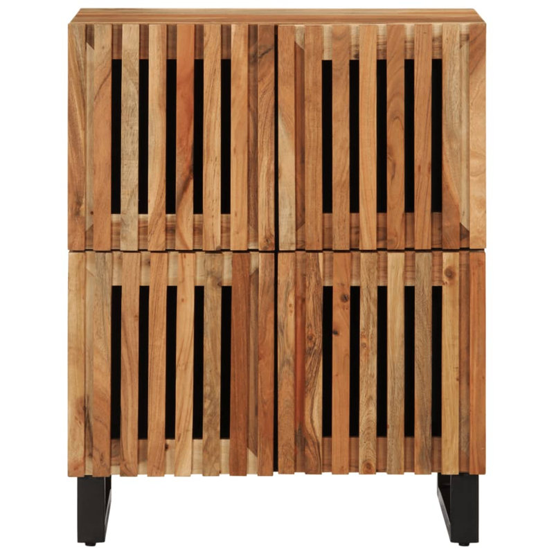 Litisha Glass Accent Chest, Ochre Brown