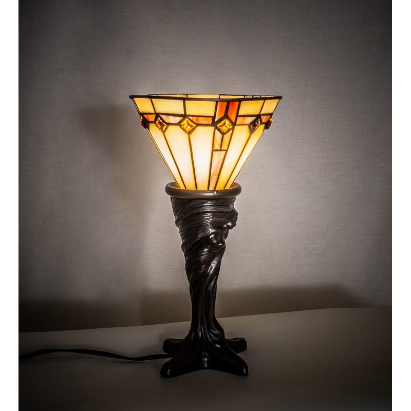 Rustic Lodge Torchiere Table Lamp