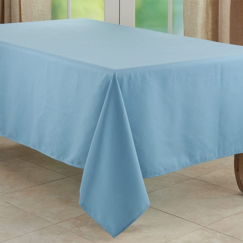 Nappe rectangulaire en polyester, L 60 po x l 60 po, Turquoise