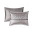 Édredon très grand lit - Gris / taupe-119448996-119448992