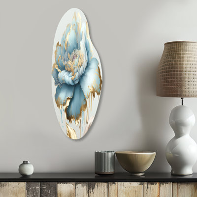 Baxter - Flowers Curved Shape Assymterical Metal Wall Art