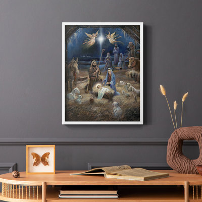 Silent Night Framed Print - Solid Wood