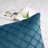 Pleated Velvet Collection Polyfill Checkered Square Throw Cushion-211854834-267509950