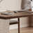 Walnut Rectangular Solid Wood desks-107817808