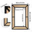 Ensemble de 2 consoles en bois noir et miroir mural en rotin Brandy 2 pièces Adelin