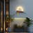 LED Wall Sconce with Silicone Shade Dragon Weave Magnetic Wall Lamp 3-Color Dimmable