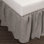 Linen Ruffled Bed Skirt
