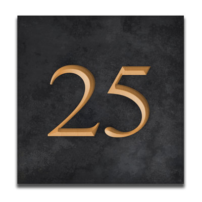 Velia 17.78cm H Stone House Number