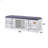 Grey And White Entryway Storage Bench With Comfortable Upholstery Contemporary Spacious Interior-679705791