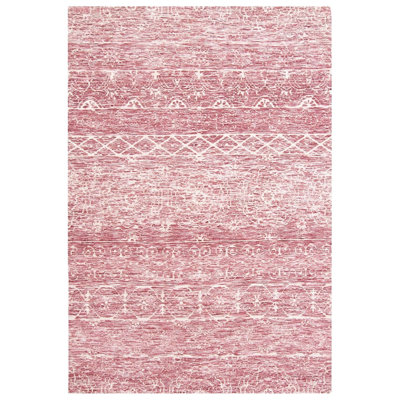 Tapis rouge en microfibre tissé à la machine Yaned