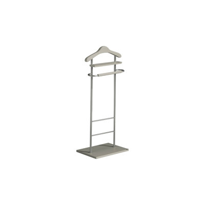 Beeks Solid Wood Iron Freestanding Valet Stand