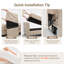 Canapé modulaire en L 95 po-605288885