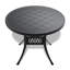 Ensemble 3 pièces de meubles de patio en aluminium coulé avec coussins-1944506528