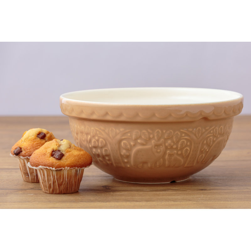 In The Forest Earthenware Mixing Bowl