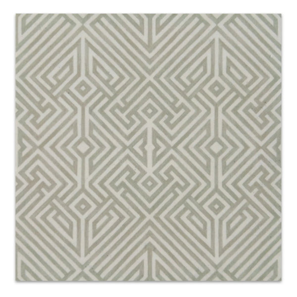 Labyrinth Limestone Taupe 6"x6" Laser Engraved Tile