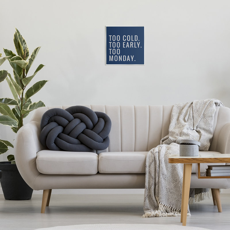 Art mural sur toile «Toounday phrase» par SD Graphics Studio