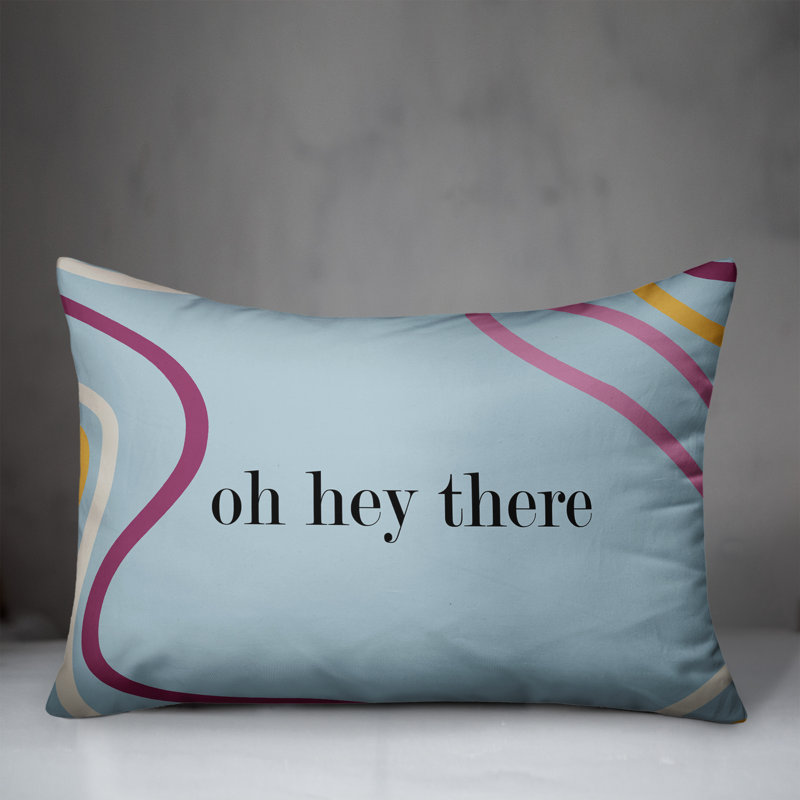 Striped Reversible Throw Pillow
