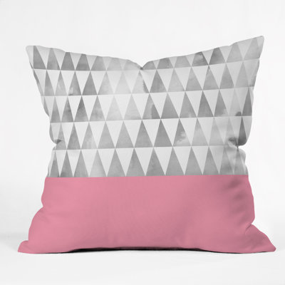 Georgiana Paraschiv Triangles Throw Pillow