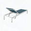 Chaise longue Cape Coral KD avec sièges en filet et roulettes-69038880