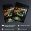 Wall Art Print Classic Sports Car British Racing Night Race Action Painting For Fan Cave Poster