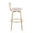 Kayson 30" Gold Swivel Upholstered Bar Stools