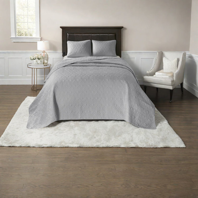 Comfortable Cotton Reversible Bedding Sets, Grey Queen For Home