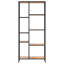 Eljah 180cm H x 80cm W Steel Geometric Bookcase-324065151-290845493
