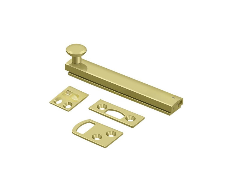 Brass Latch/Catch/Bolt, Oil Rubbed Bronze, 1.9375" H x 4" W x 1.5625" D