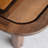 walnut antique-style coffee table