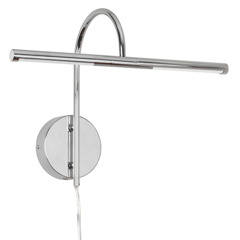 Display/Exhibit LED Picture Light, Polished Chrome