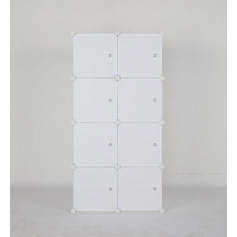Système d'organisation en plastique Tenbury, Blanc