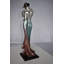 Statue de jeune amoureux français en résine Taille: 7 po x 7 po x H 23 po