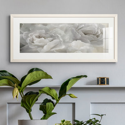 Peinture sur papier encadrée