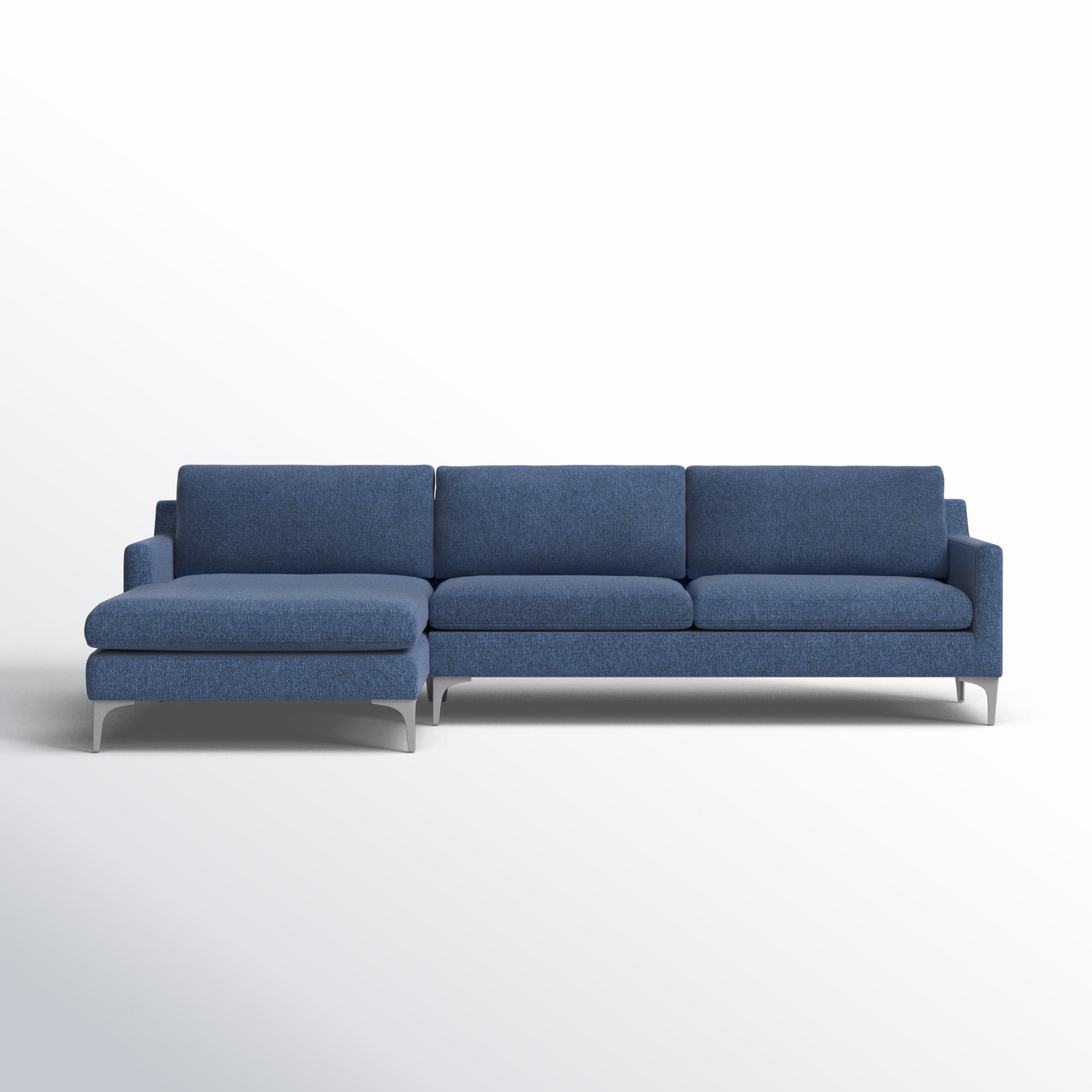AllModern Jones 2 Piece Upholstered Sectional Reviews Wayfair