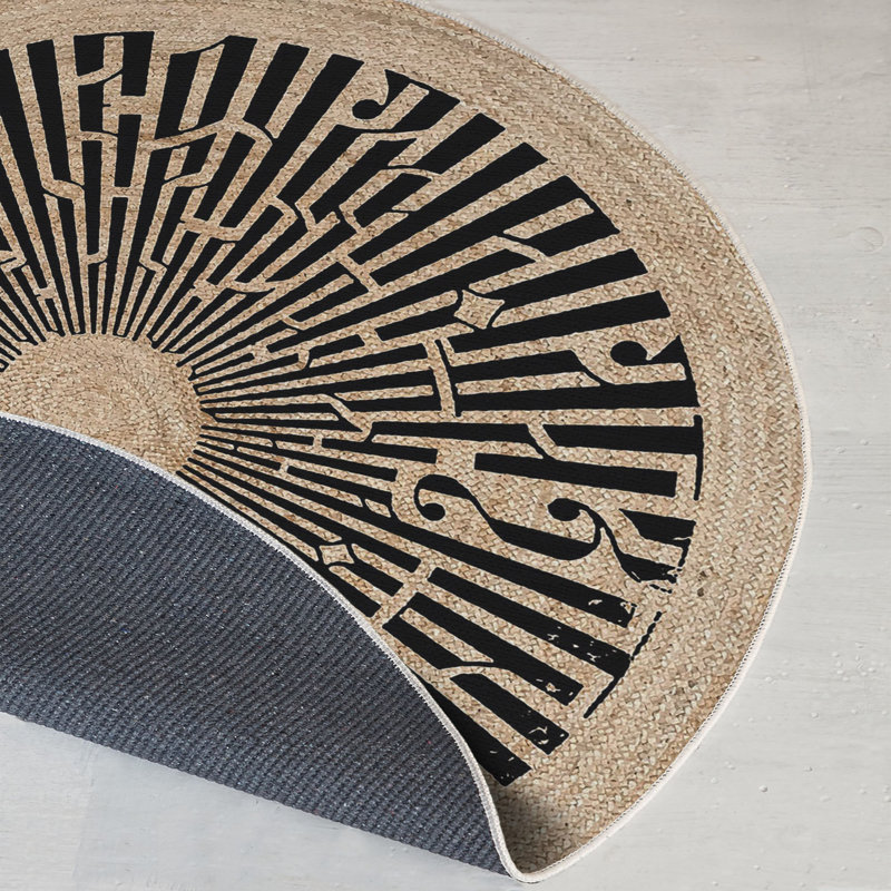 Round Noemi Area Rug, Round 110cm