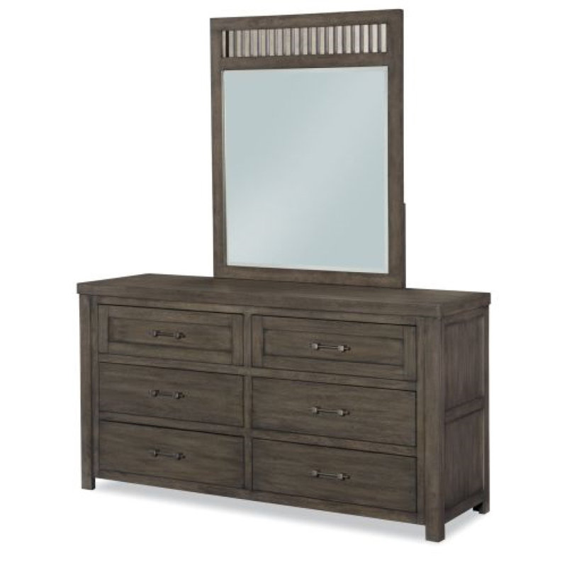 Adamsville Wood Flat Mirror