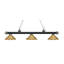 Luminaire suspendu linéaire à 3 lumières pour table de billard Chevelle-22737157-22737159-22737163