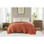 1 couverture en duvet synthétique très léger avec bordure en satin orange PCS-122123244-122123245