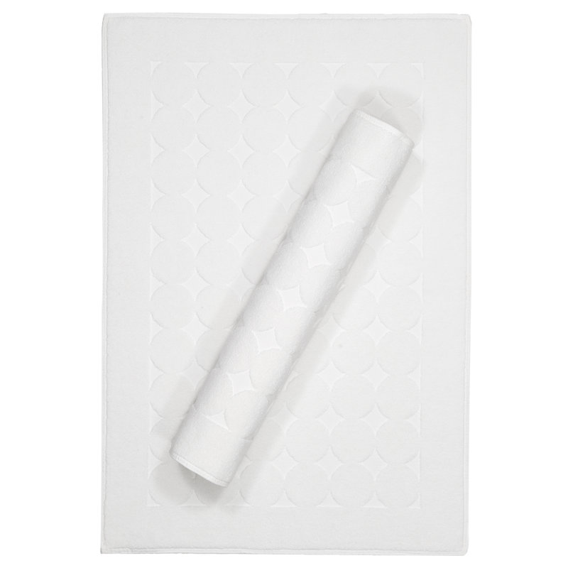 Sinemis Bath Rug, White