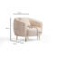 Fauteuil en polyester l 33,46 po Sirine-1560656689