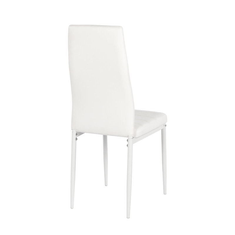 Emmyrose Upholstered Dining Chair（Set of 2）, White