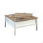 Table basse avec surface de jeu d'échecs